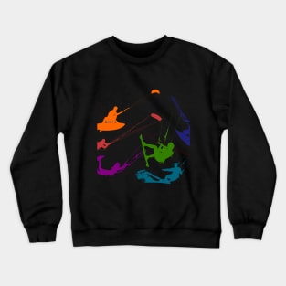 Kitesurfing Freestyle Design Crewneck Sweatshirt